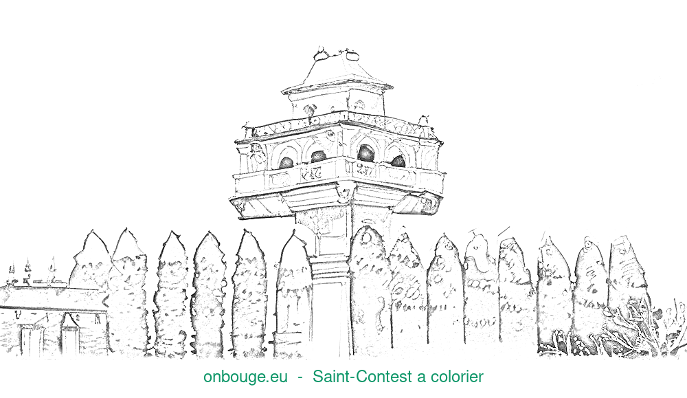 Coloriage de Saint-Contest