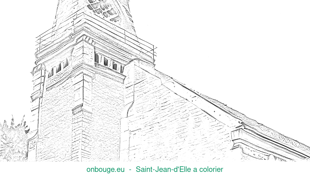 Coloriage de Saint-Jean-d'Elle