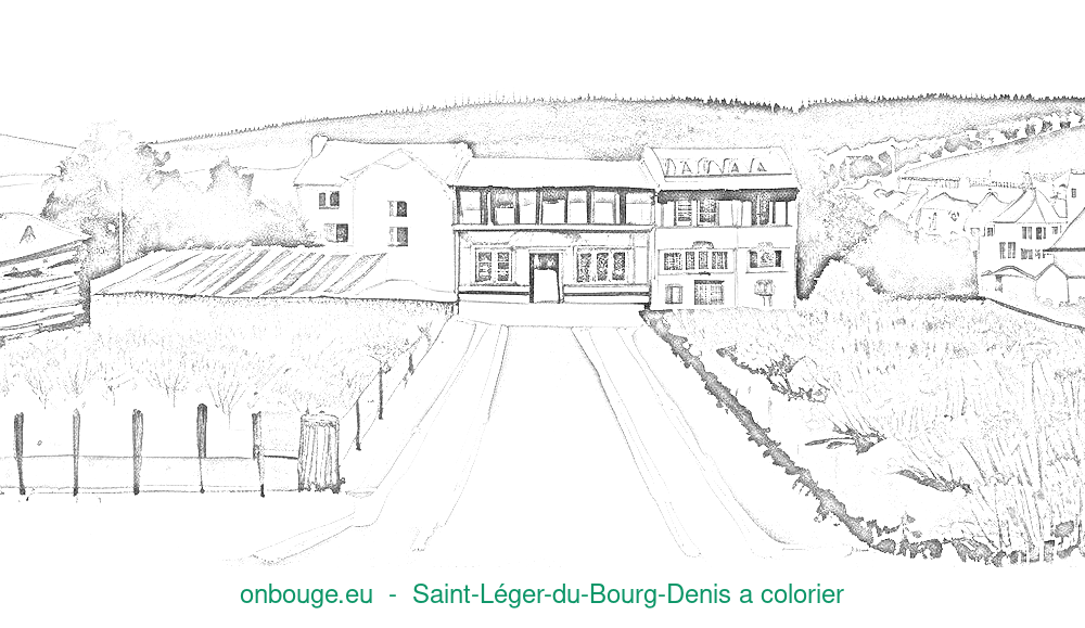 Coloriage de Saint-Léger-du-Bourg-Denis