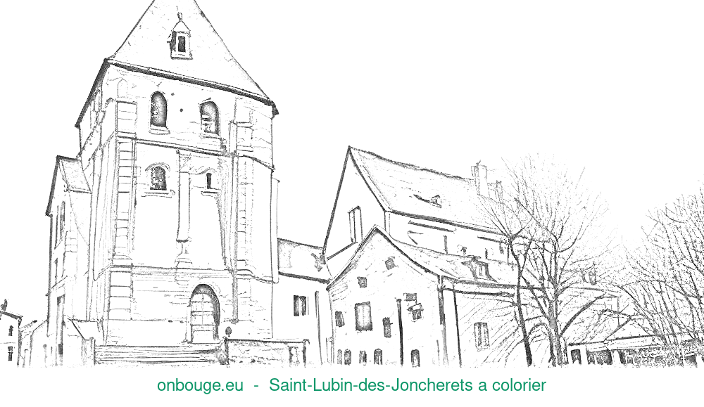 Coloriage de Saint-Lubin-des-Joncherets