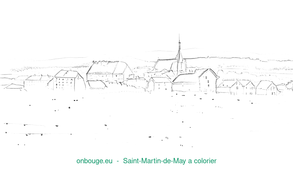Coloriage de Saint-Martin-de-May
