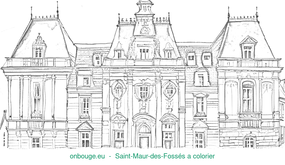 Coloriage de Saint-Maur-des-Fossés
