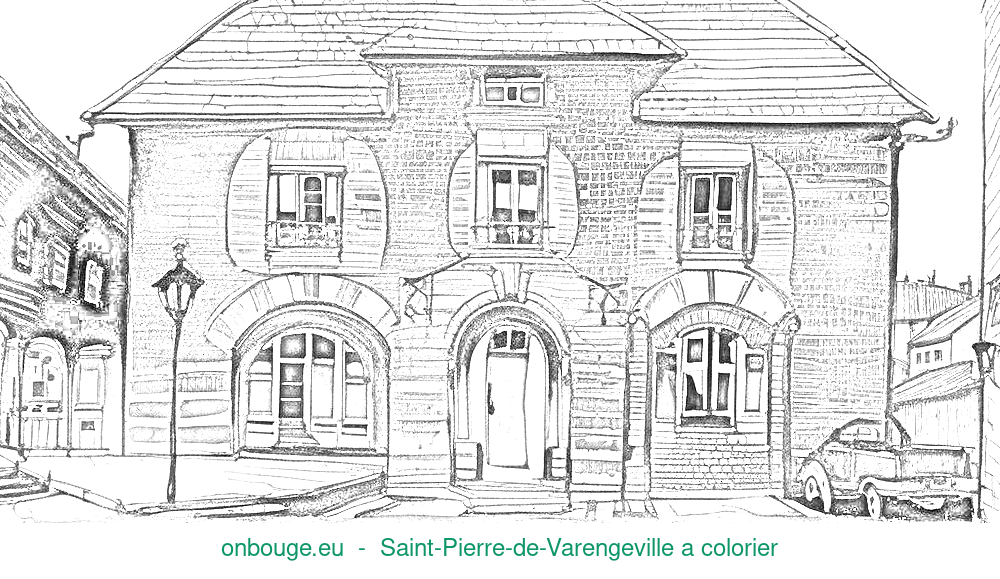 Coloriage de Saint-Pierre-de-Varengeville