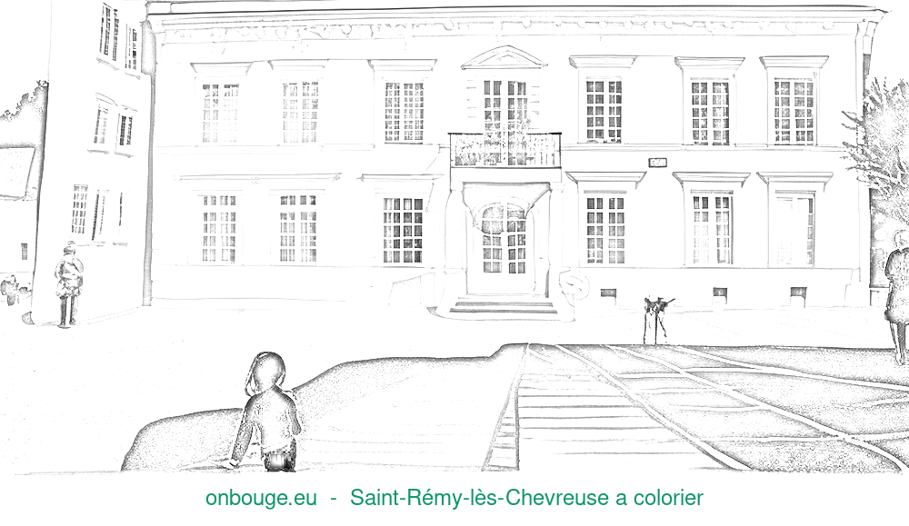 Coloriage de Saint-Rémy-lès-Chevreuse