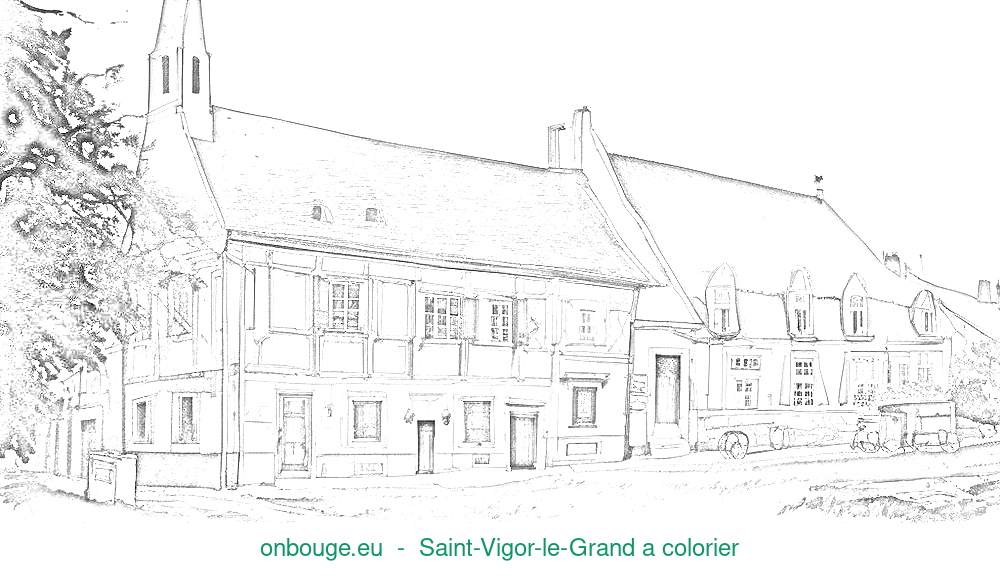 Coloriage de Saint-Vigor-le-Grand