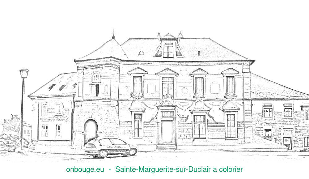 Coloriage de Sainte-Marguerite-sur-Duclair