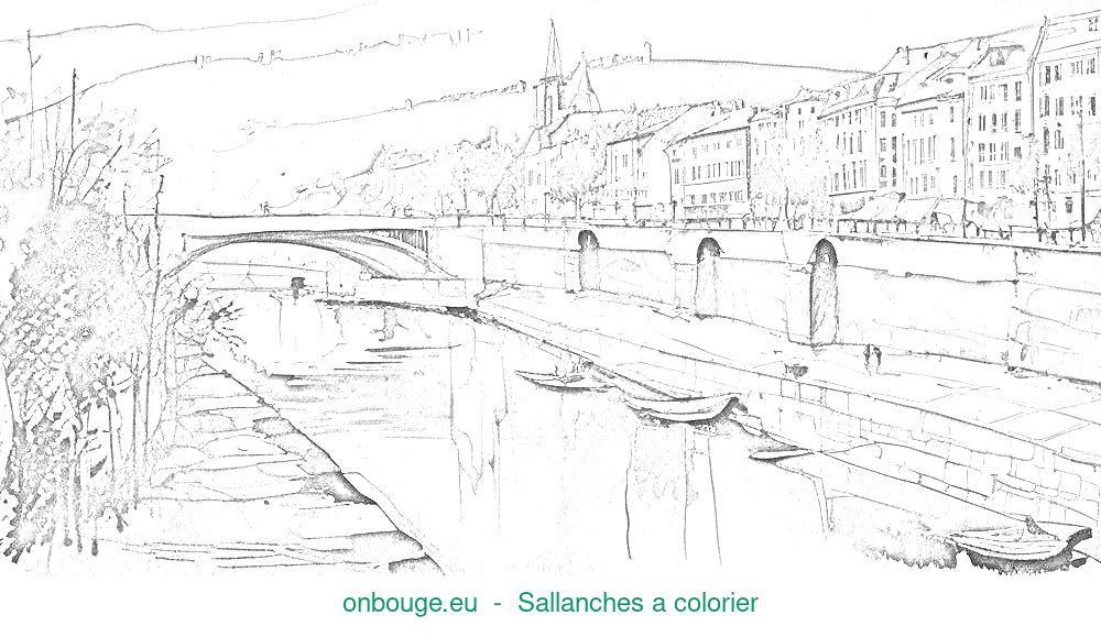 Coloriage de Sallanches