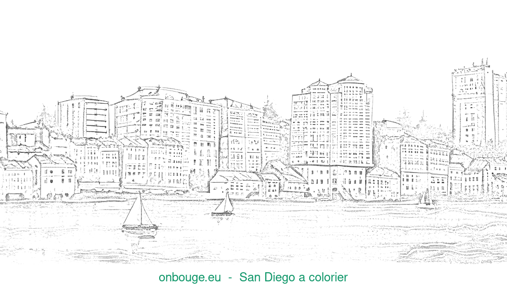Coloriage de San Diego
