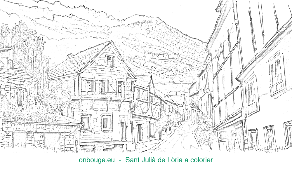 Coloriage de Sant Julià de Lòria
