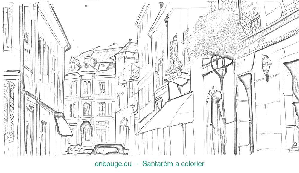 Desenho de Santarém