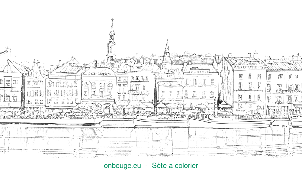 Coloriage de Sète
