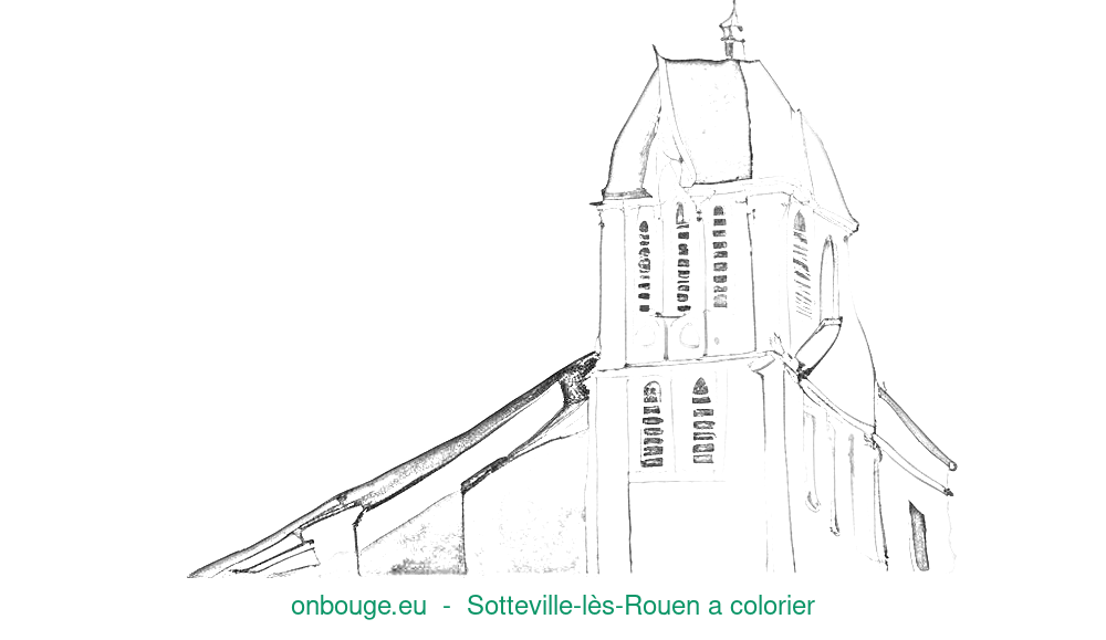 Coloriage de Sotteville-lès-Rouen