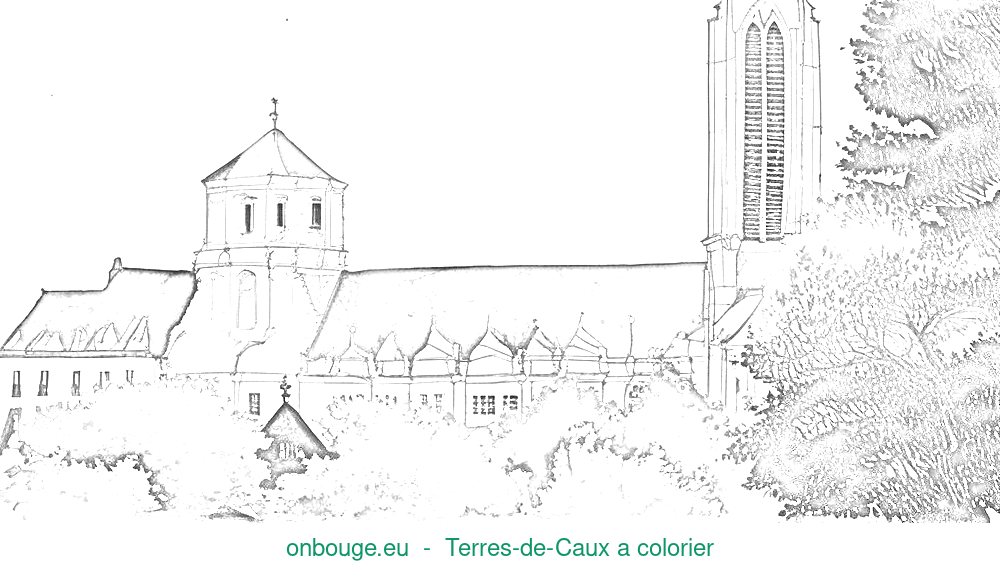 Coloriage de Terres-de-Caux