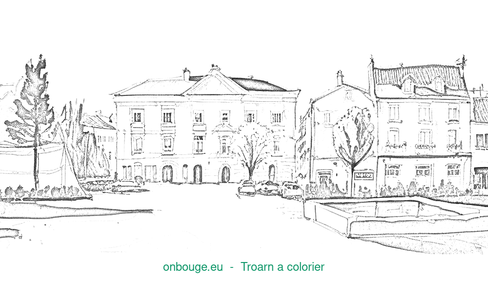 Coloriage de Troarn