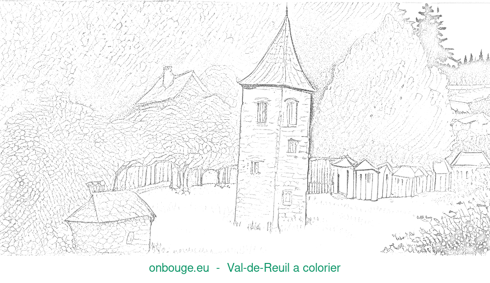 Coloriage de Val-de-Reuil