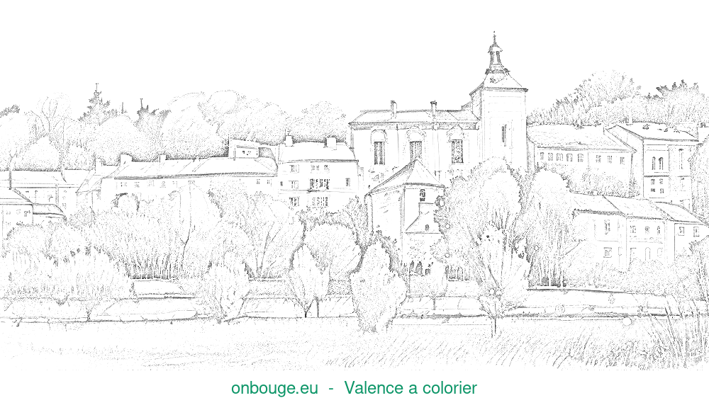 Coloriage de Valence