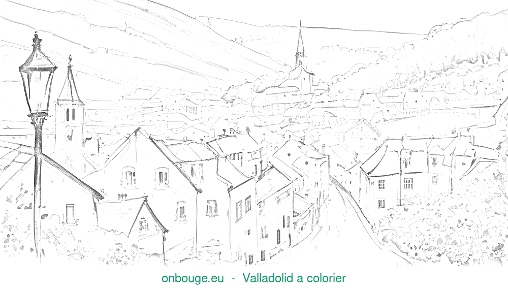 Coloriage de Valladolid