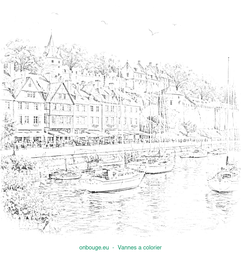 Coloriage de Vannes