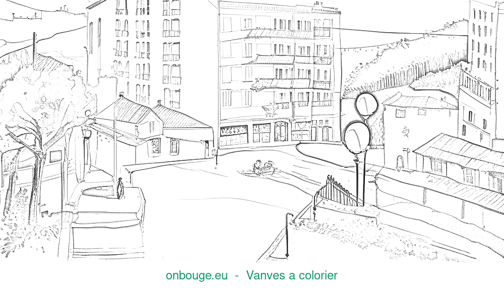 Coloriage de Vanves
