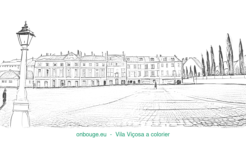 Desenho de Vila Viçosa