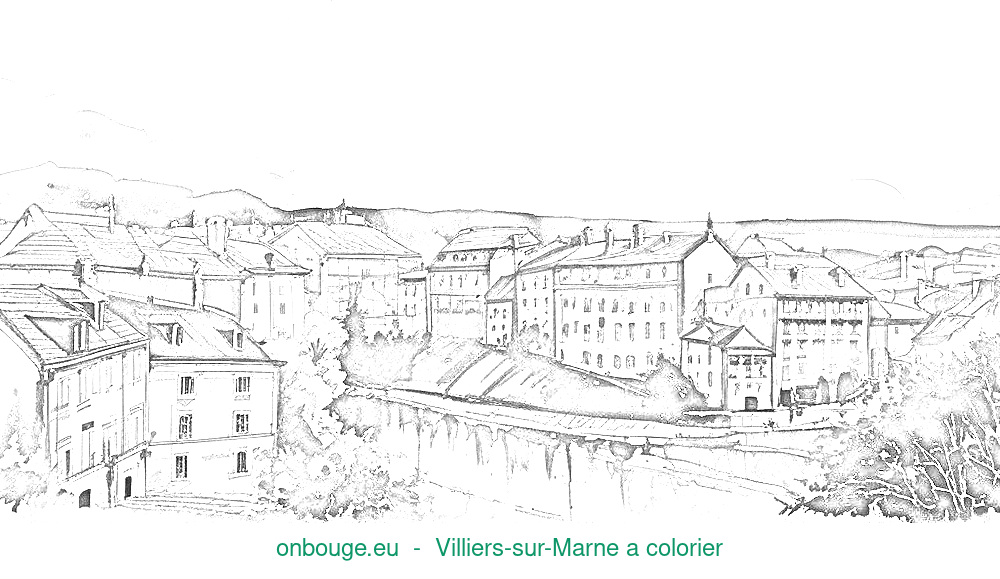 Coloriage de Villiers-sur-Marne