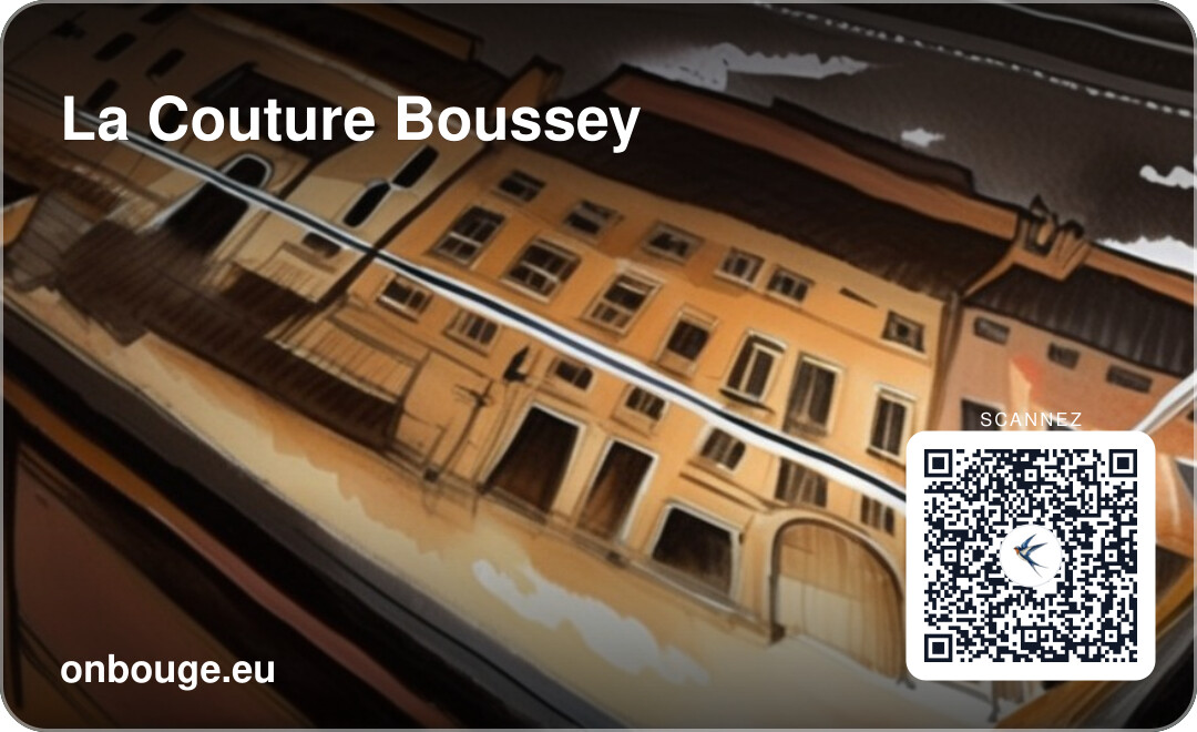 La Couture-Boussey — carte OnBouge avec QR code
