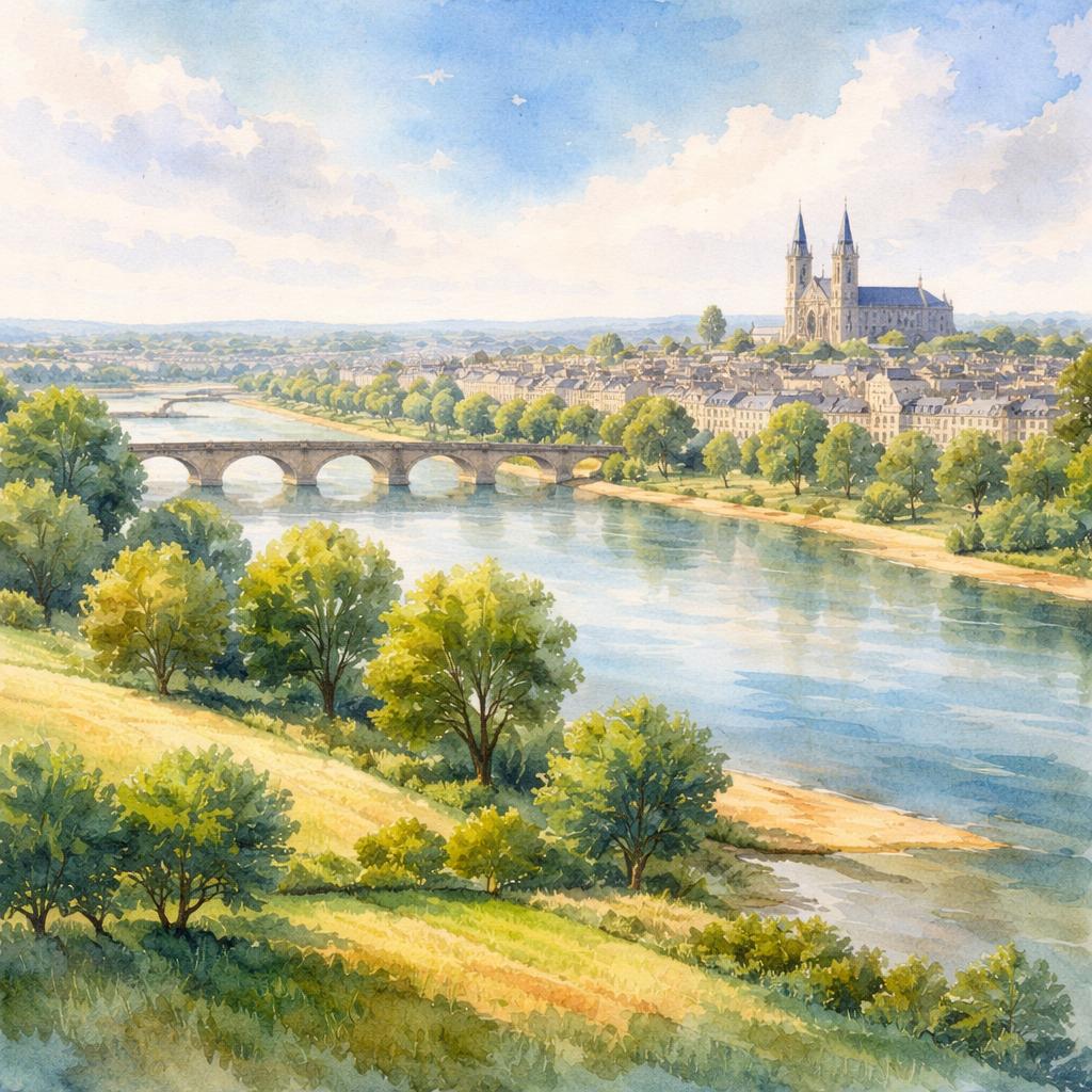 Aquarelle Loiret