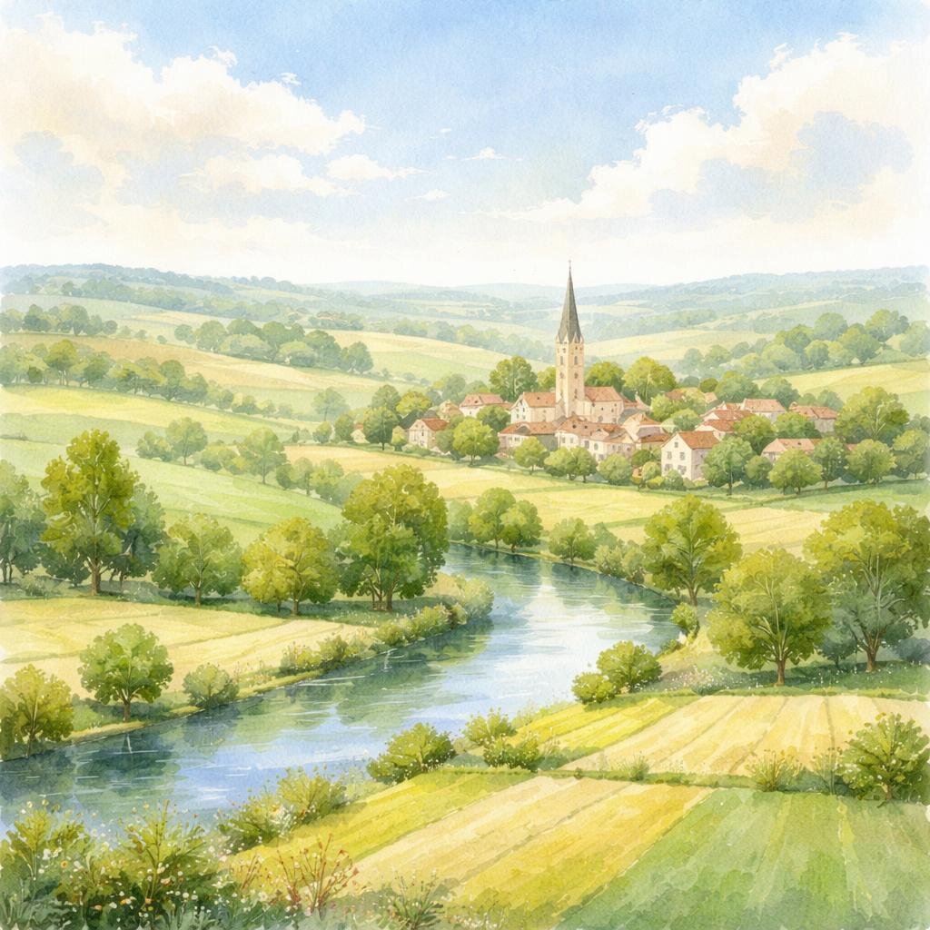 Aquarelle Vienne