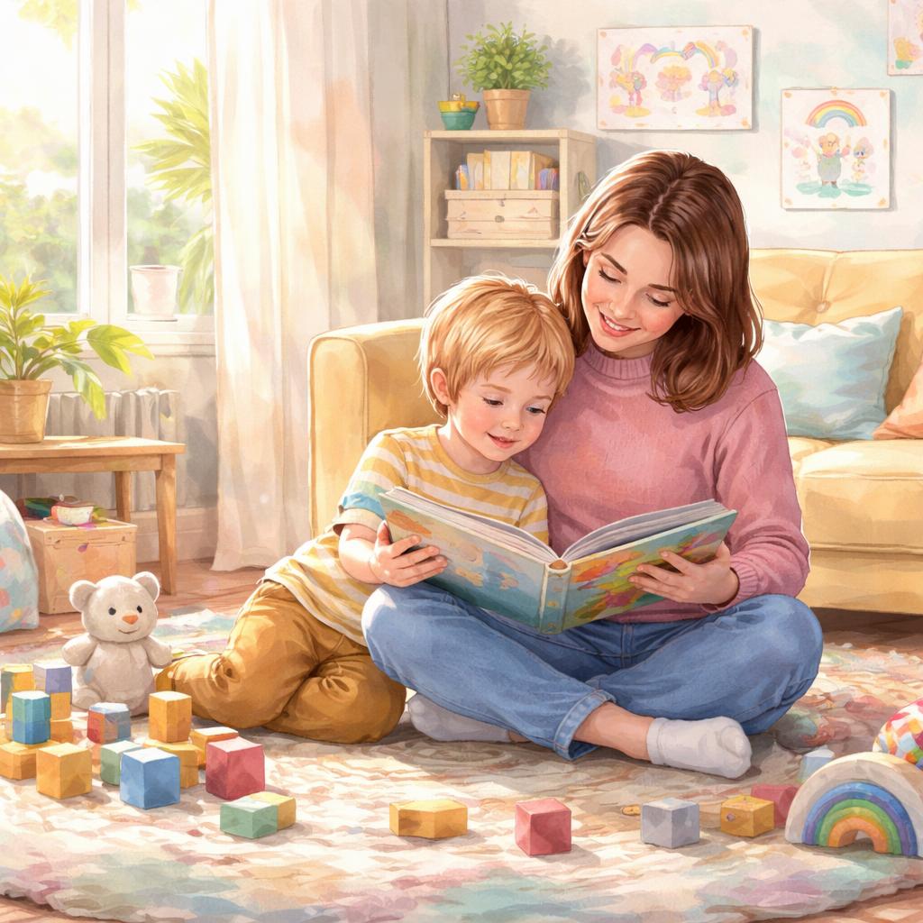 Aquarelle Garde d'enfants — OnBouge
