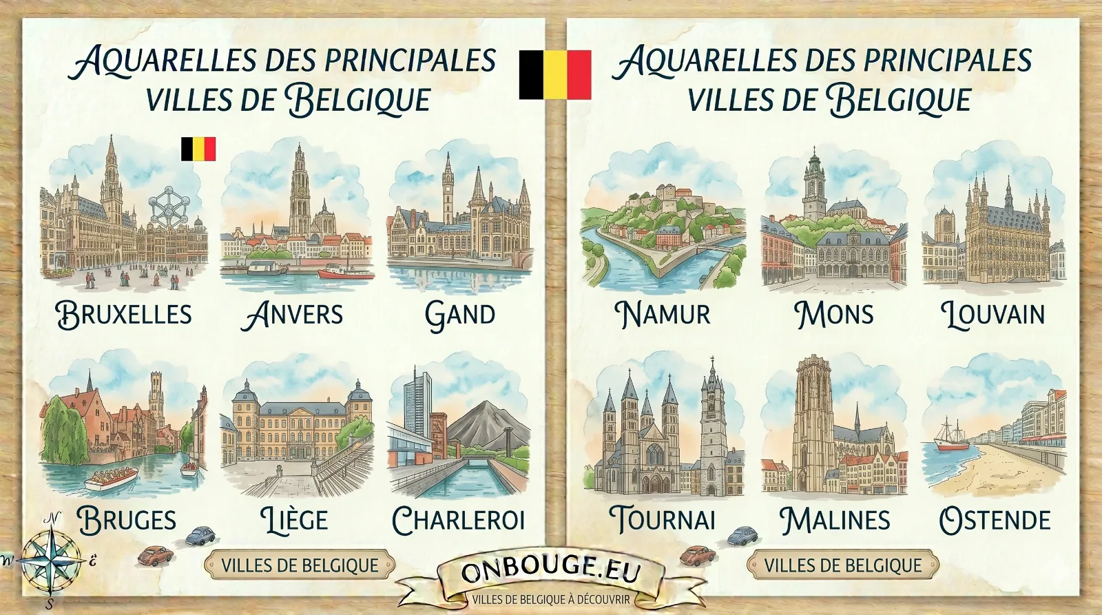 Belgique Villes