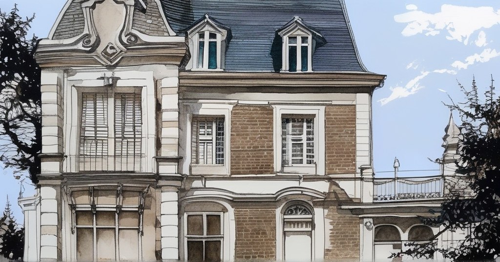 Ablon-sur-Seine — aquarelle — France