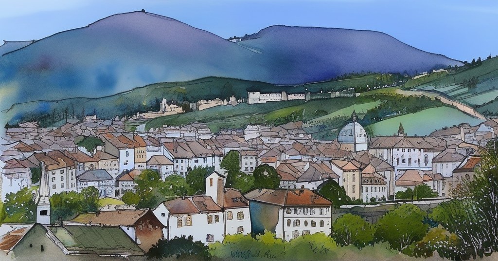 Albertville — aquarelle — France