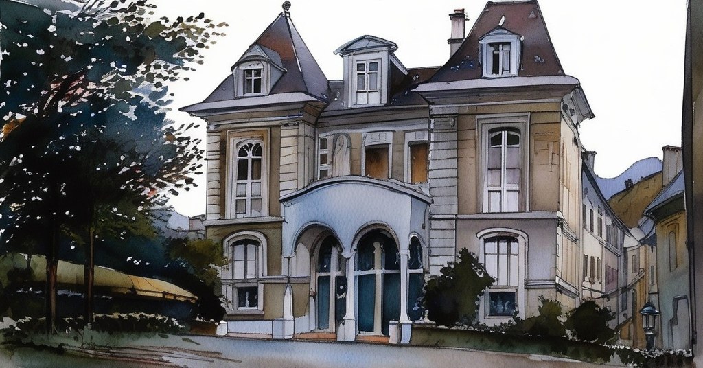 Andernos-les-Bains — aquarelle — France