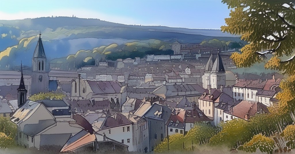Aquarelle d’Apt