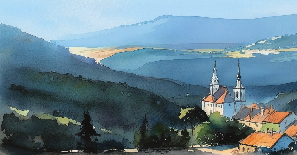 Arcachon — aquarelle — France