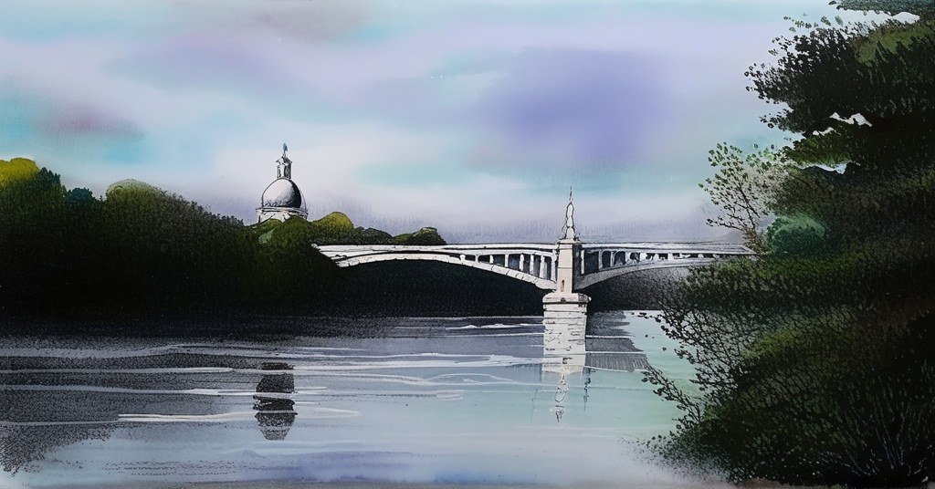 Argenteuil — aquarelle — France
