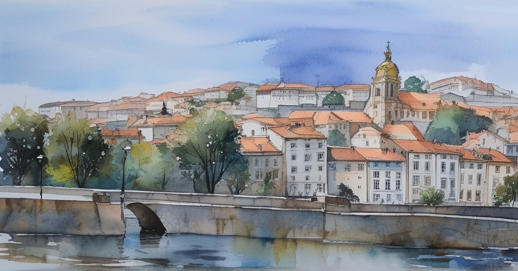 Arles — aquarelle — France
