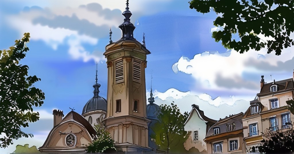 Armentières — aquarelle — France