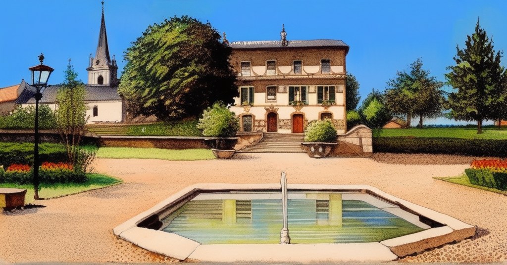 Arnas — aquarelle — France