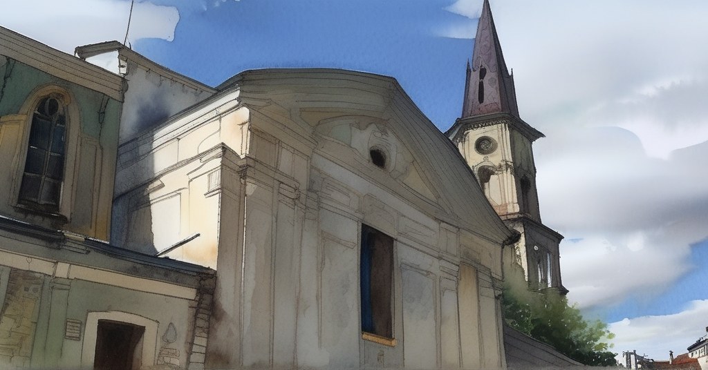 Arsac — aquarelle — France