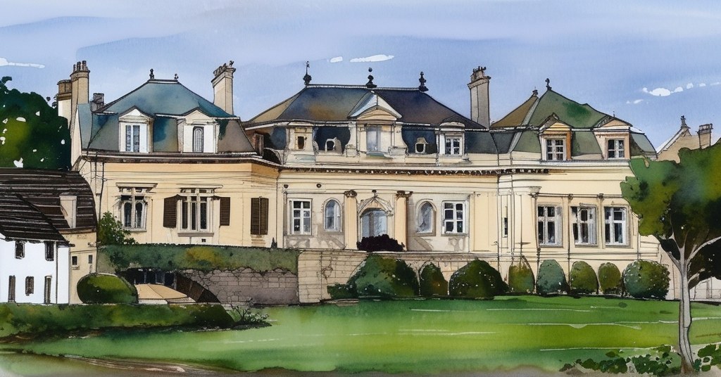 Artigues-près-Bordeaux — aquarelle — France