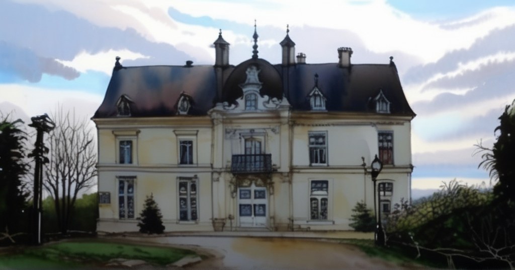 Athis-Mons — aquarelle — France