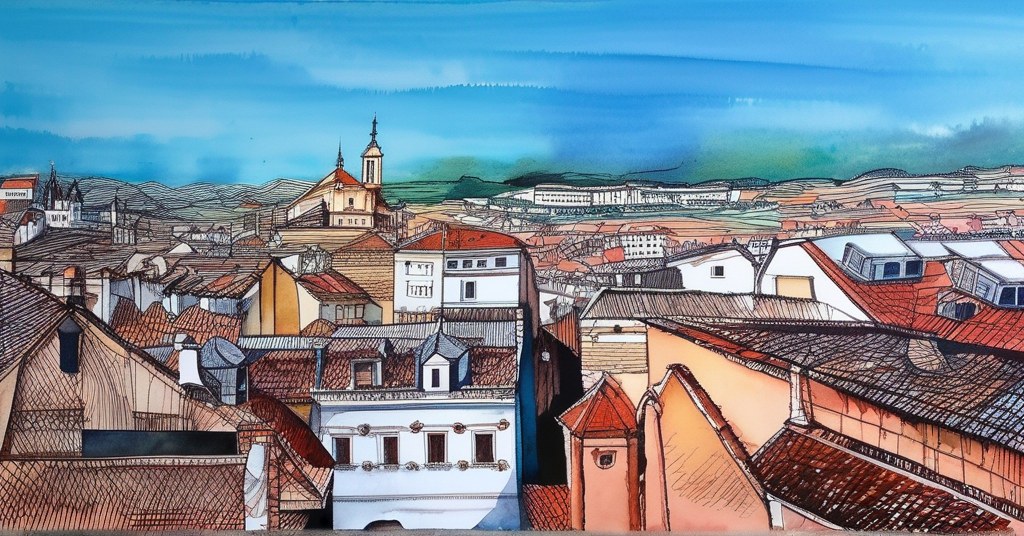 Aquarelle de Badajoz