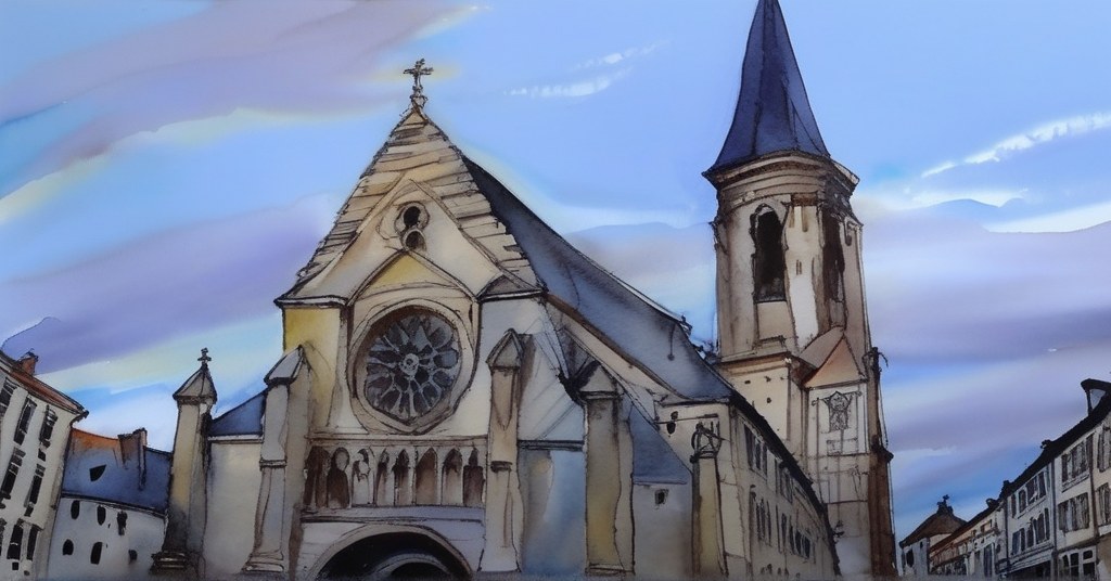 Bagneux — aquarelle — France