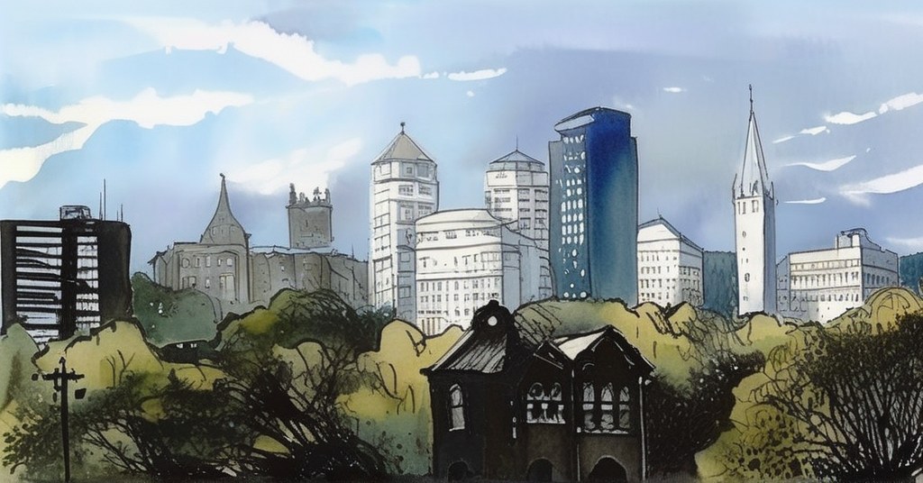 Aquarelle de Birmingham