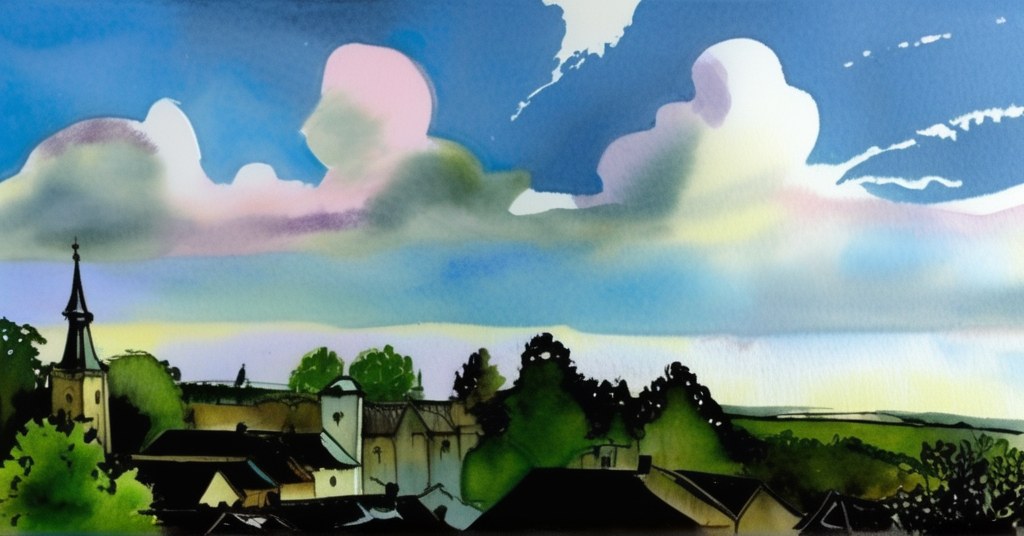 Aquarelle de Bois-Guillaume