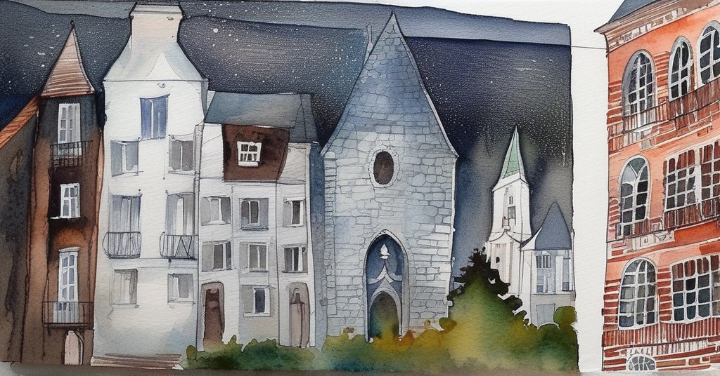 Boos — aquarelle — France