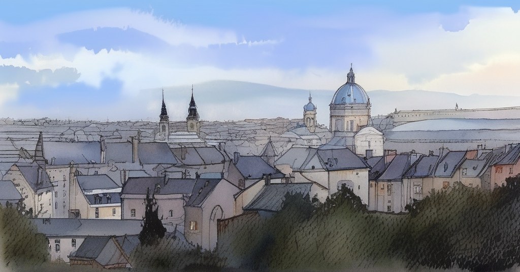 Boulogne-Billancourt — aquarelle — France