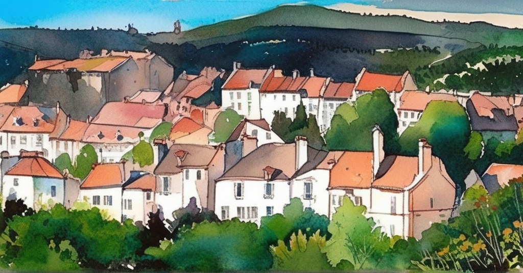 Boulogne-sur-Mer — aquarelle — France