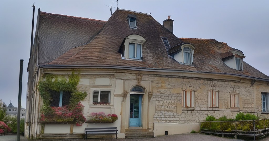 Bourguébus — aquarelle — France